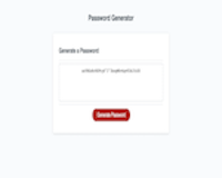 thumbnail of how the password generator page looks like